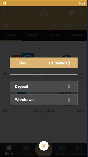 9KING Online and Start Betting Anytime, Anywhere